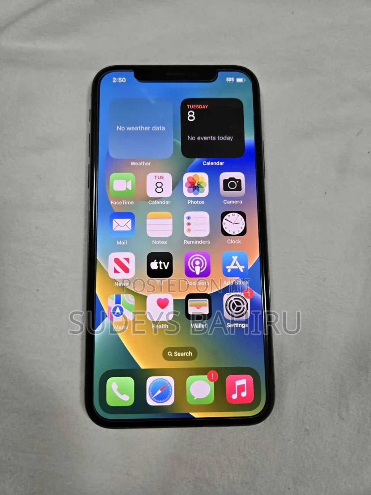 Apple iPhone X 256 GB Black
