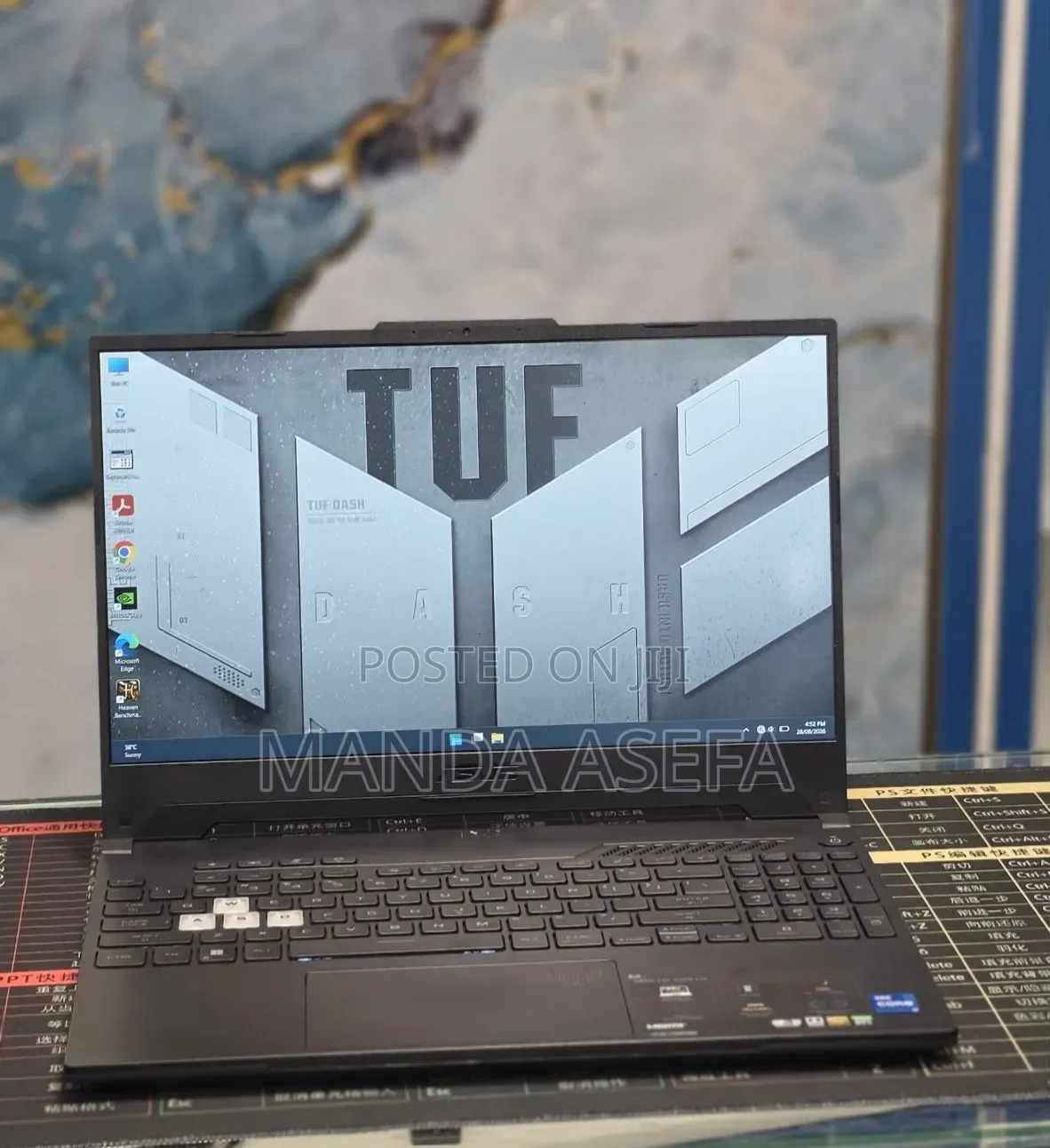 New Laptop Asus TUF Dash F15 16GB Intel Core i7 SSD 512GB