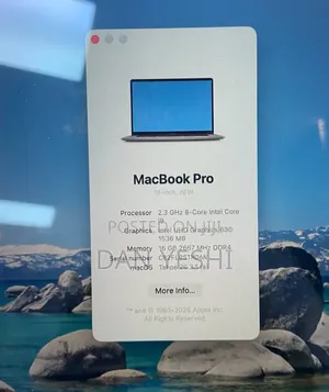 New Laptop Apple MacBook Pro 2019 16GB Intel Core i9 SSD 1T