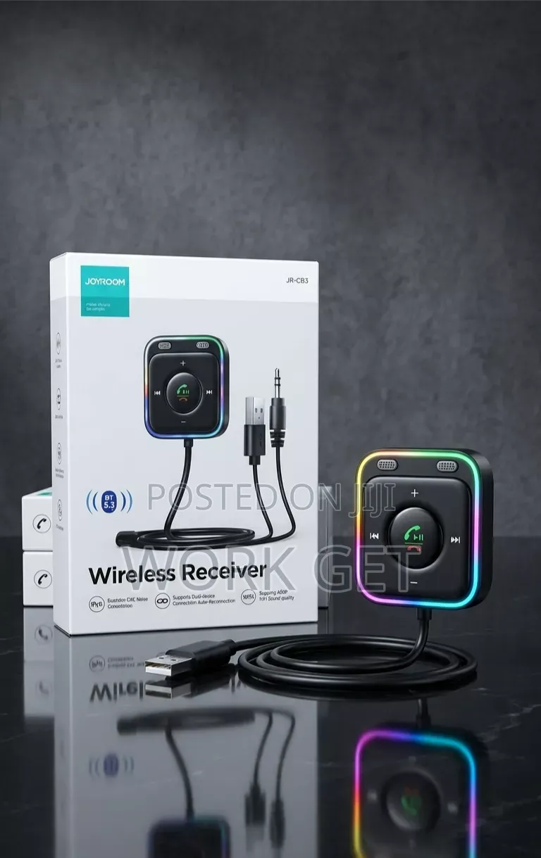Joyroom JR-CB3 Wireless Receiver – Bluetooth Car AUX Adapter