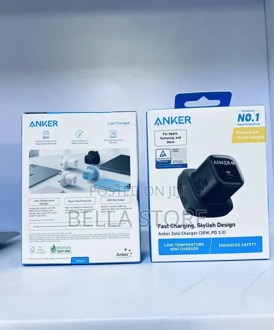 ANKER Zolo Charger — 30W PD 3.0