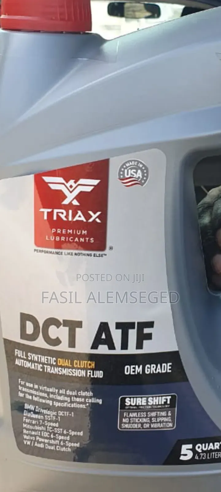 TRIAX DCT ATF Full Synthetic Dual Clutch Transmission Fluid | OEM
