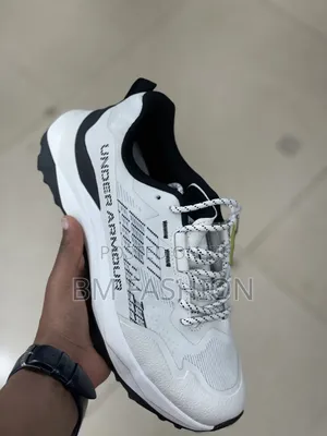 Under Armour High Performance Crisp White Sneakers