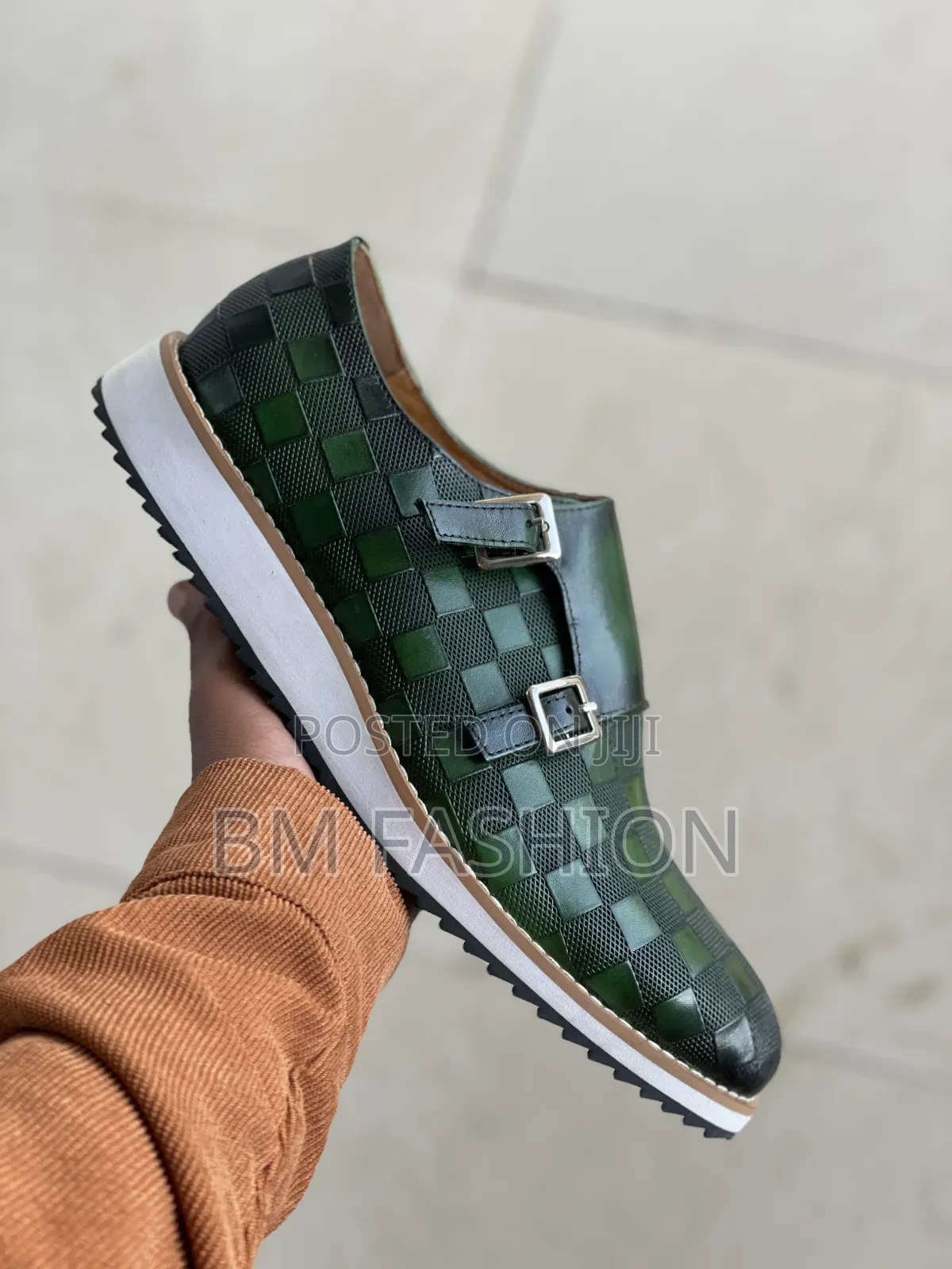 Damier Double Monk-Strap Hybrid