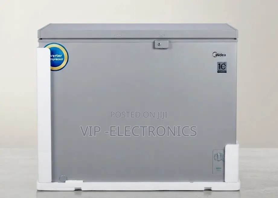 Midea Chest Freezer Featuring an Energy-Efficient Inverter Compressor
