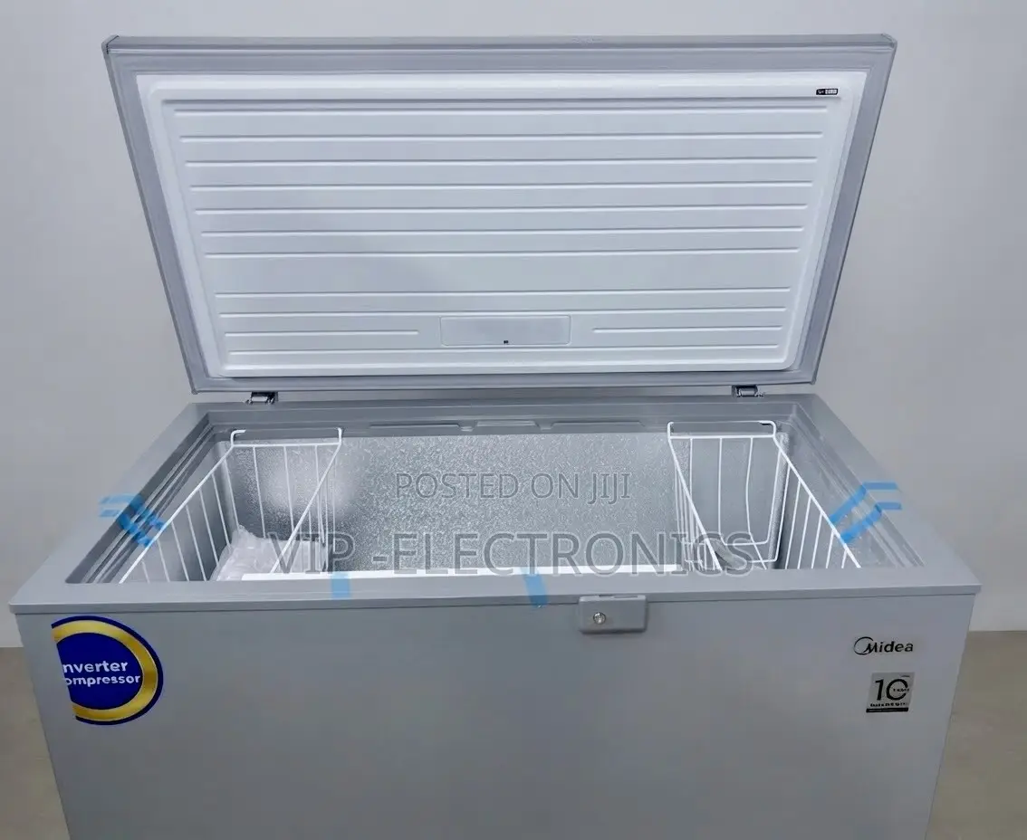 Midea Chest Freezer Featuring an Energy-Efficient Inverter Compressor