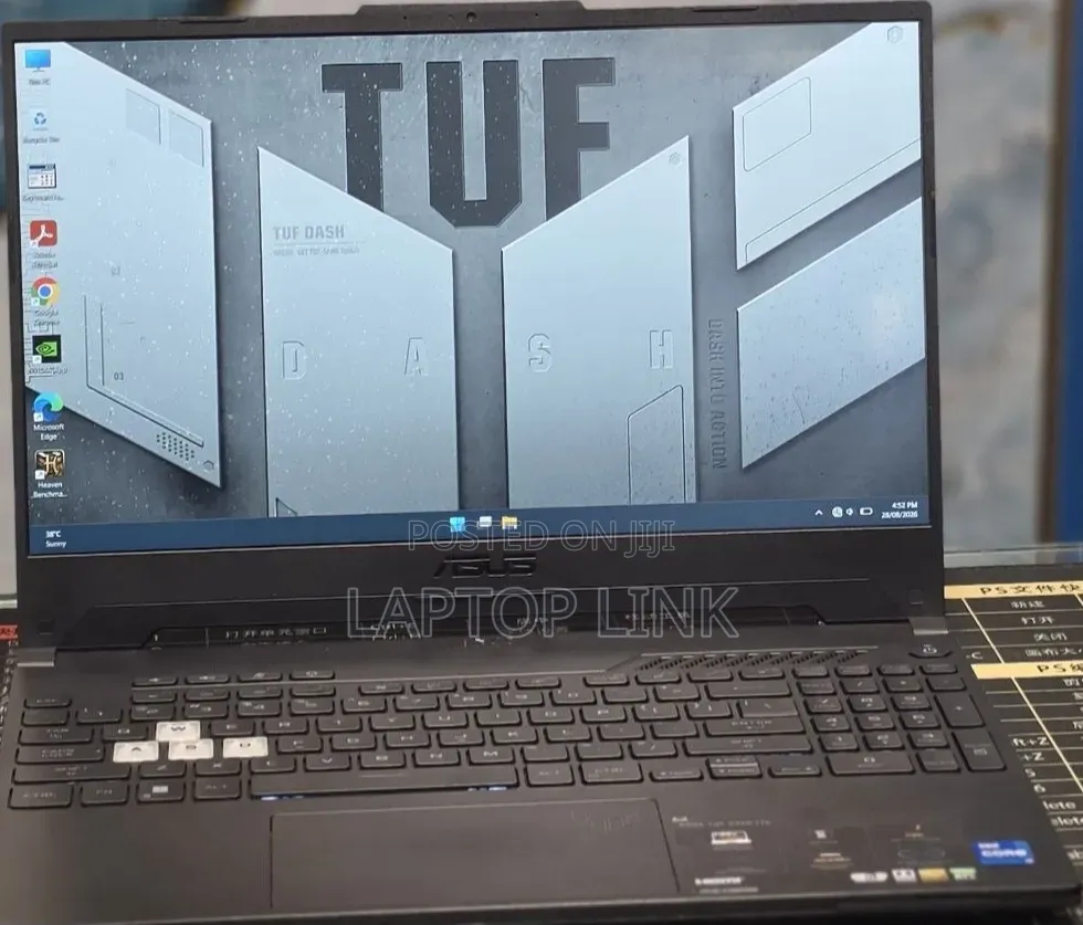 New Laptop Asus TUF Dash F15 16GB Intel Core i7 SSD 512GB