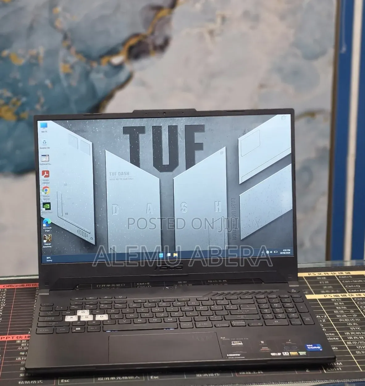 New Laptop Asus TUF Dash F15 16GB Intel Core i7 SSD 512GB