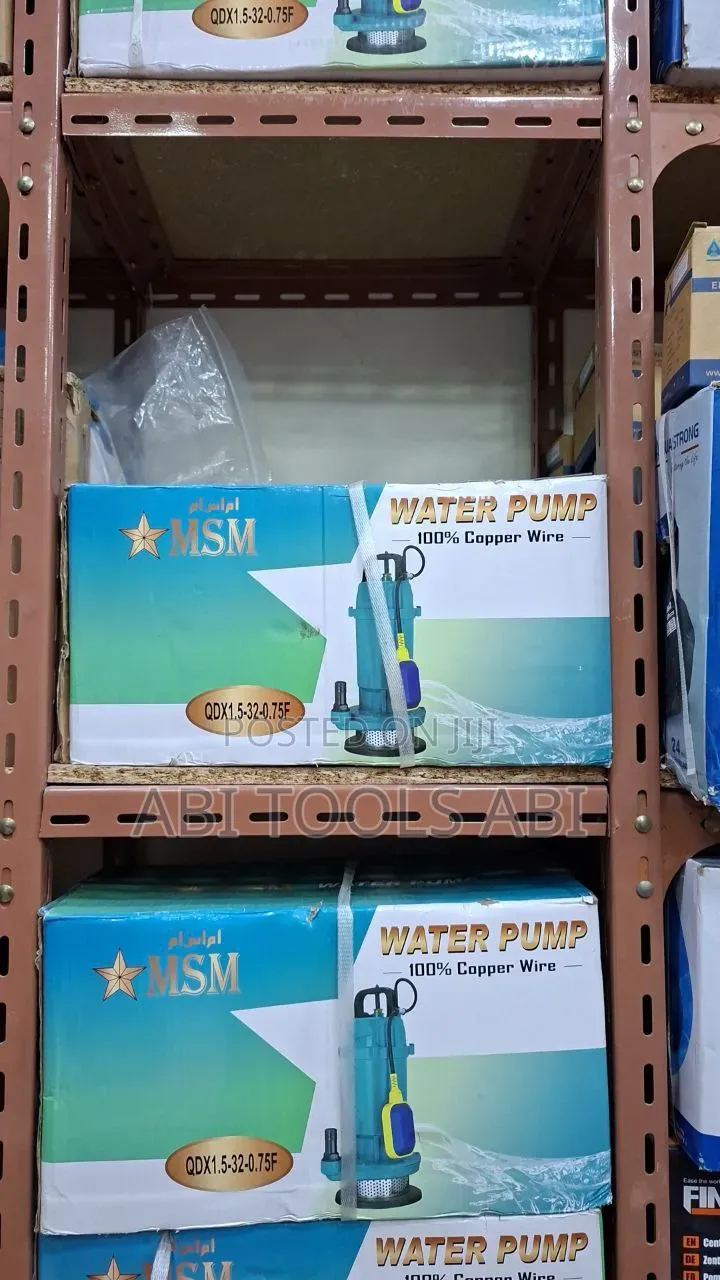 MSM 1hp  Submersible Water Pump