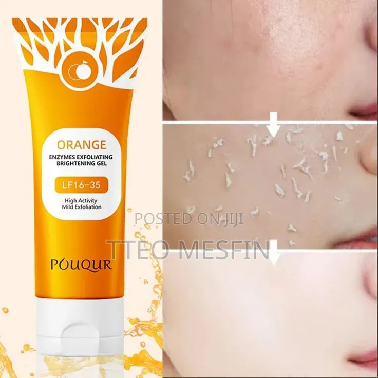 ሠውነት ማቅያ ጄል,Orange Enzymes Exfoliating Brightening Gel