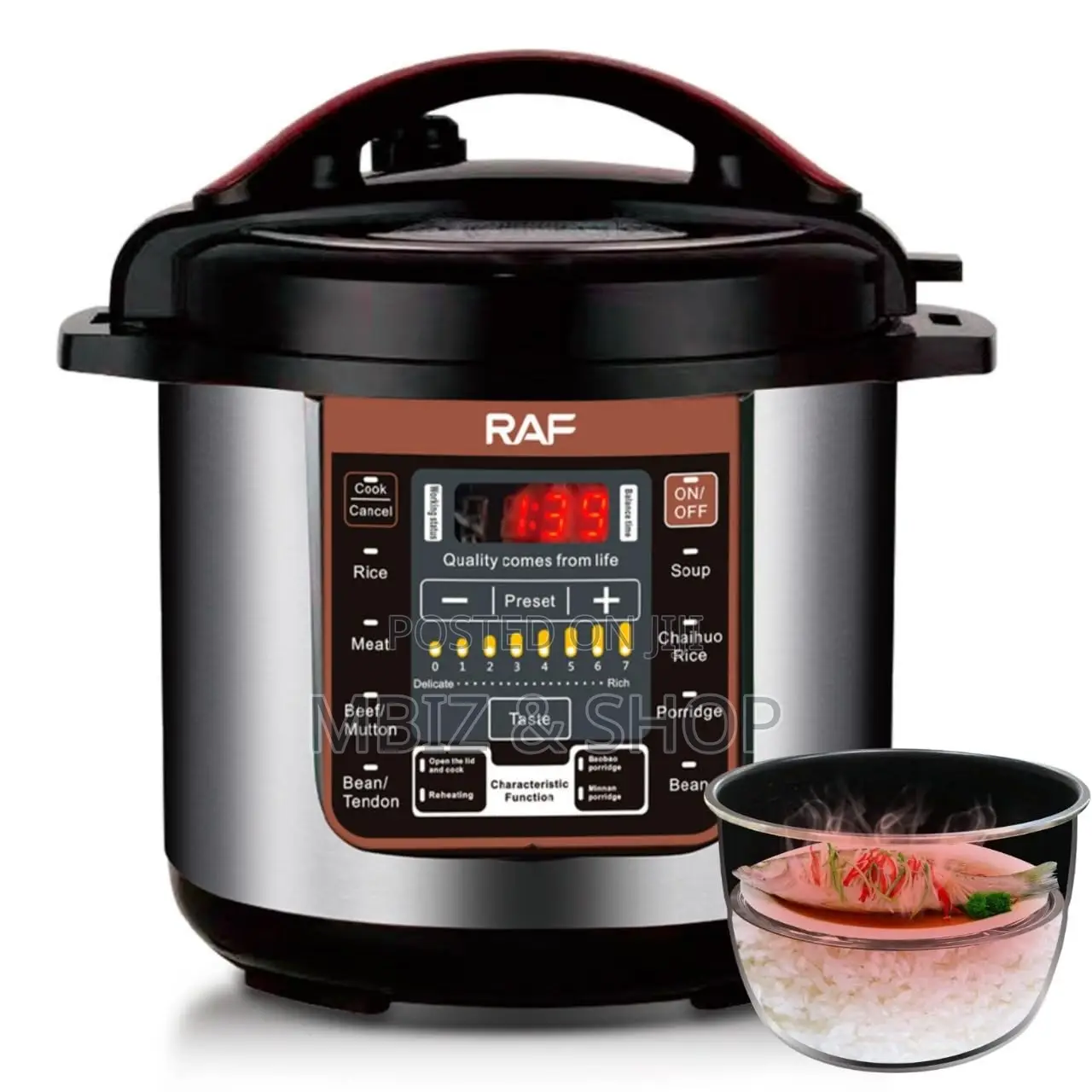 RF Pressure Cooker 12L