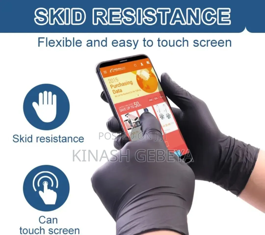 100pair Top Quality Food Grade Nitrile Gloves