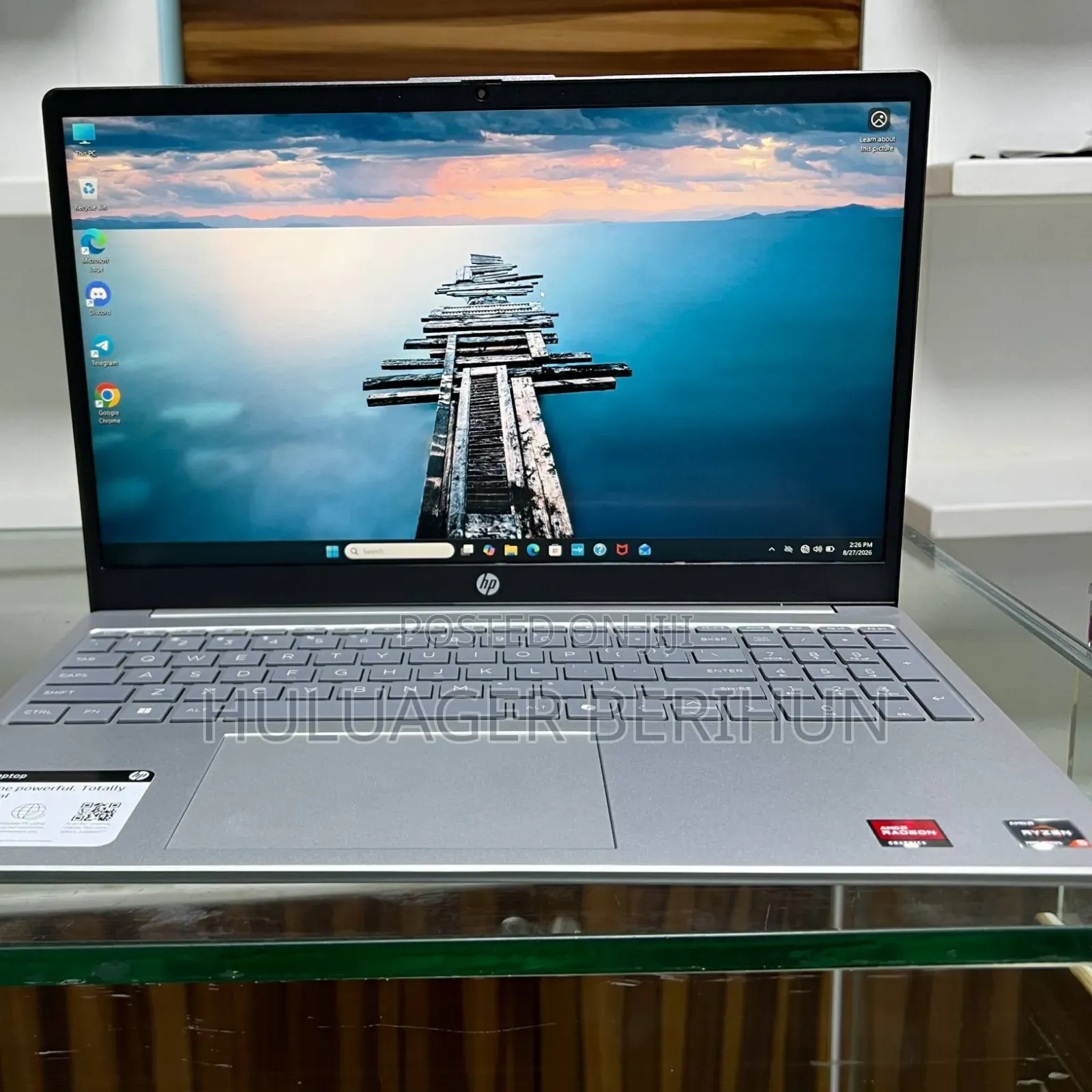 New Laptop HP Stream Notebook 8GB AMD Ryzen 5 SSD 512GB