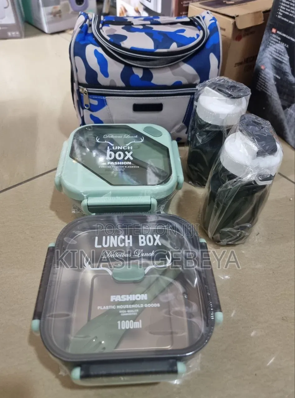 4in1 High Quality Lunch Box Set With Bag