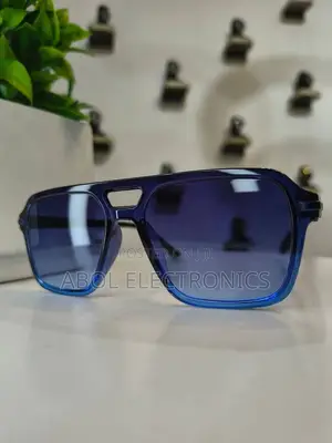 Premium Oversized Blue Navigator Sunglasses – Stylish Unisex Eyewear