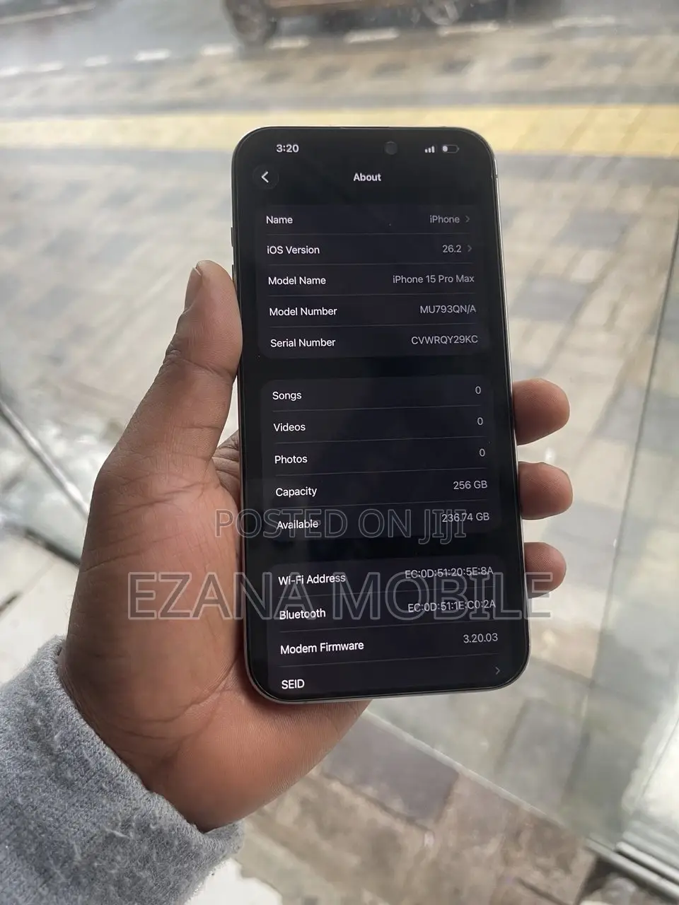 Apple iPhone 15 Pro Max 256 GB Silver