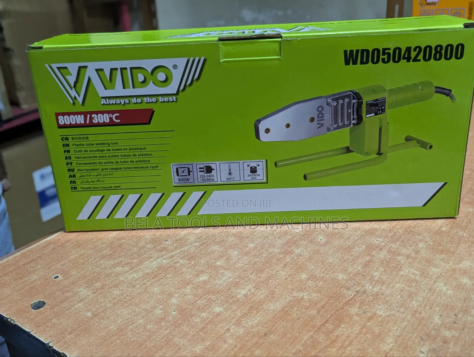 Vido PPR Welding ፒፒር ካውያ 1'' Inches Plastic Tube Welding Tool