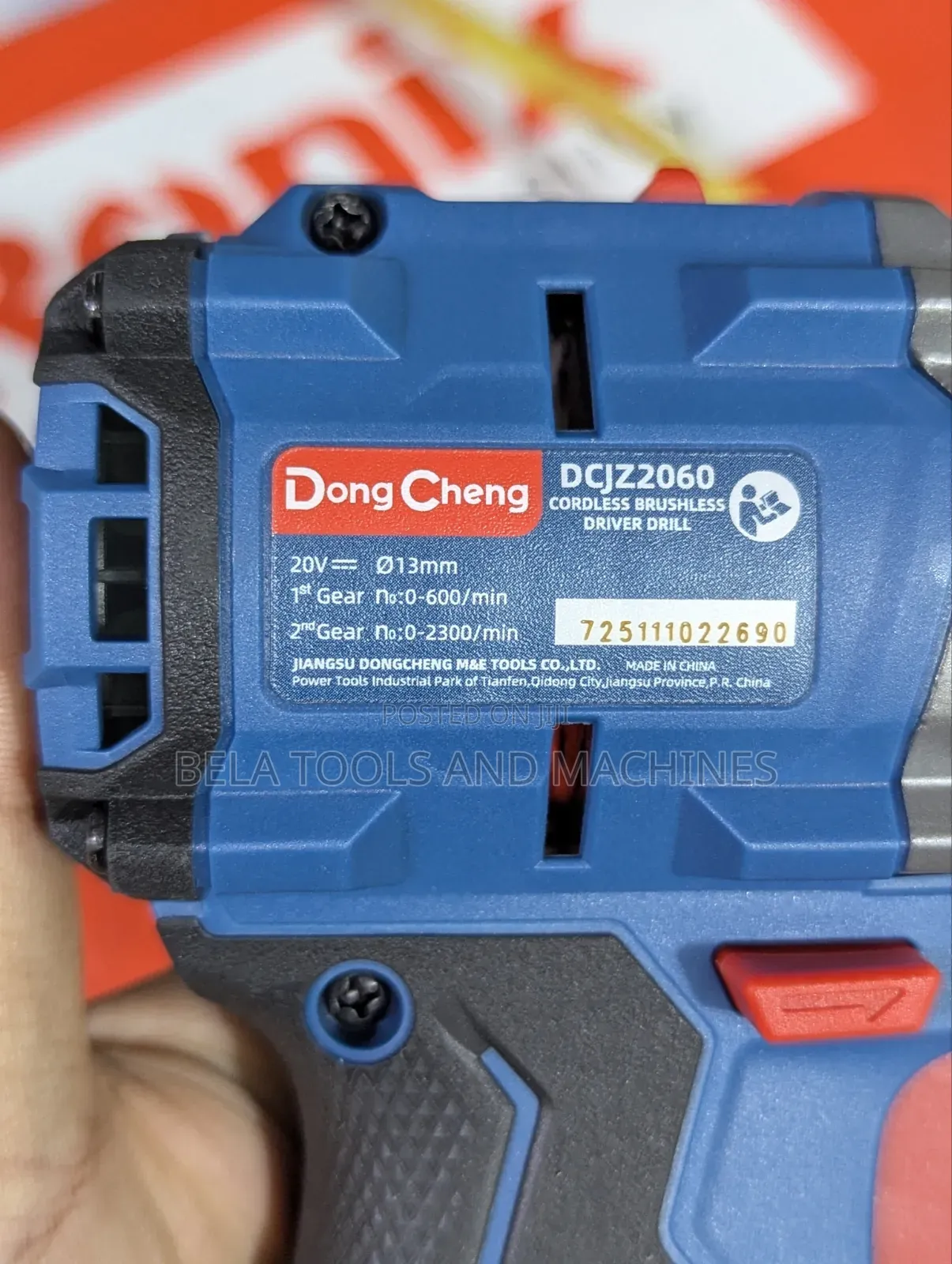 Dong Cheng Chargeable Drill 20v 4Am Brushless Motor