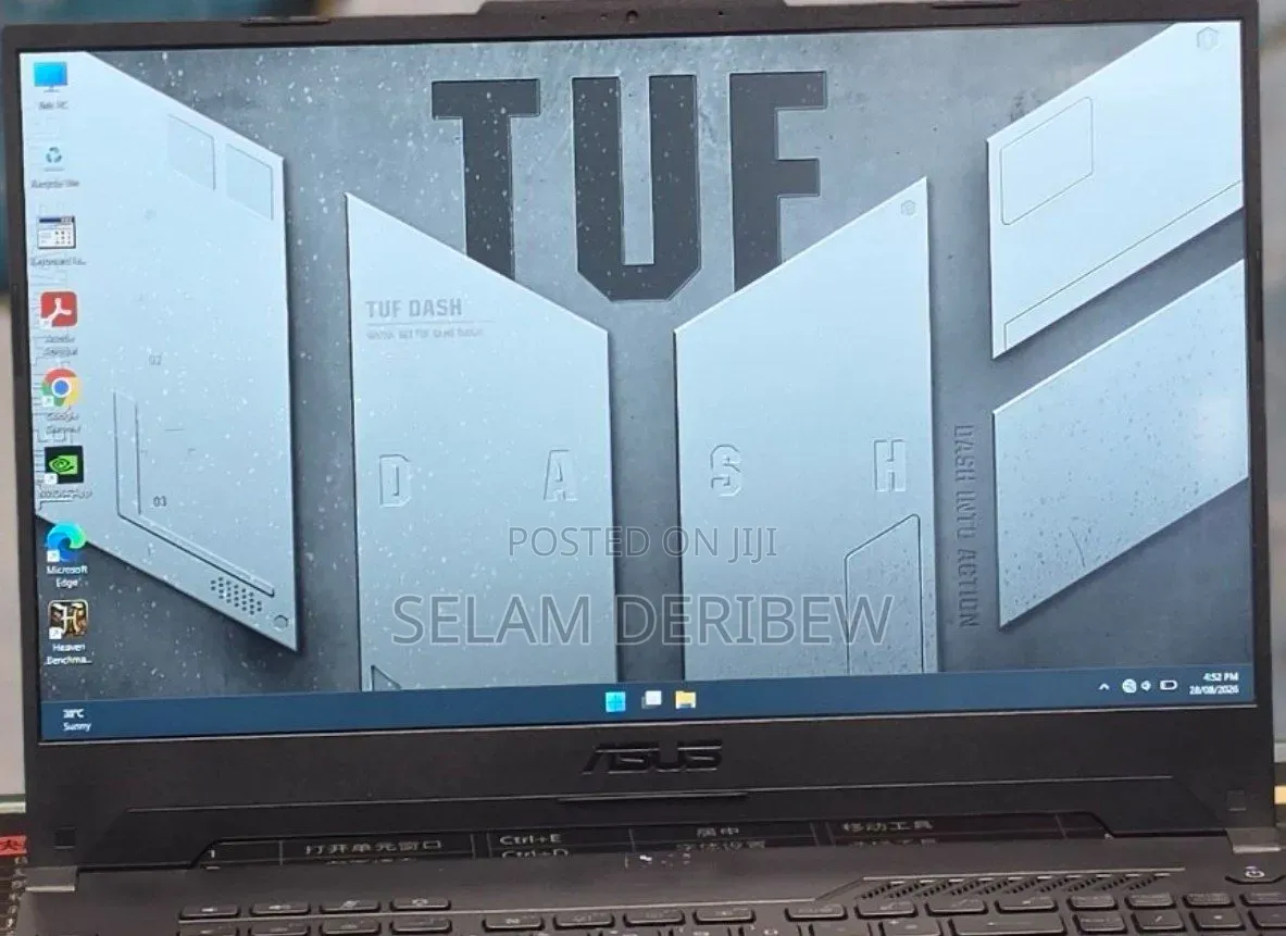 New Laptop Asus TUF Dash F15 16GB Intel Core i7 SSD 512GB
