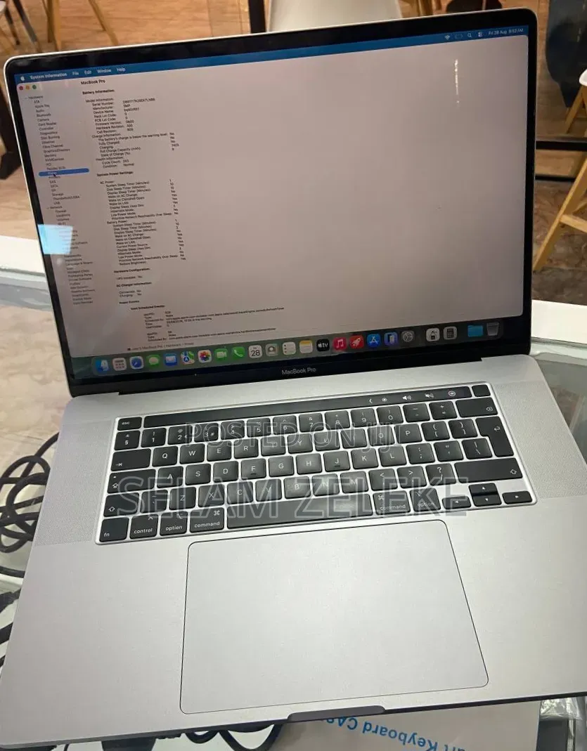 New Laptop Apple MacBook Pro 2019 16GB Intel Core i9 SSD 1T