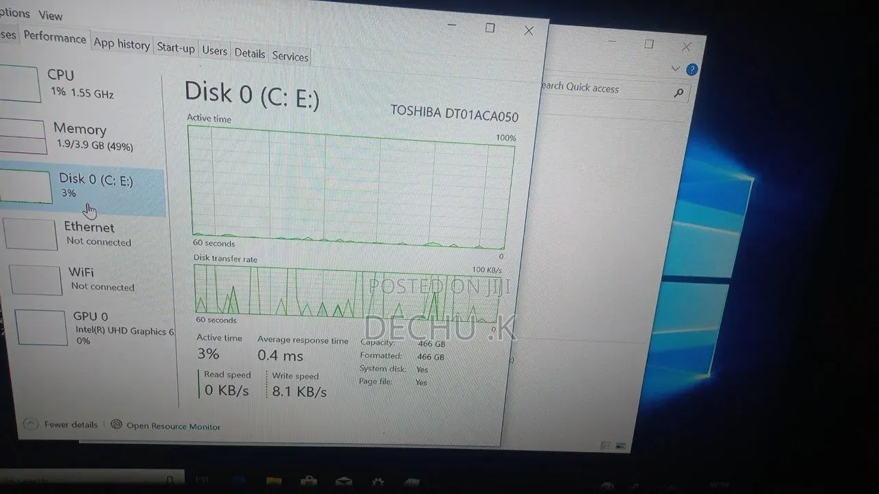 New Desktop Computer HP ProDesk 600 G4 4GB Intel Core i3 HDD 500GB