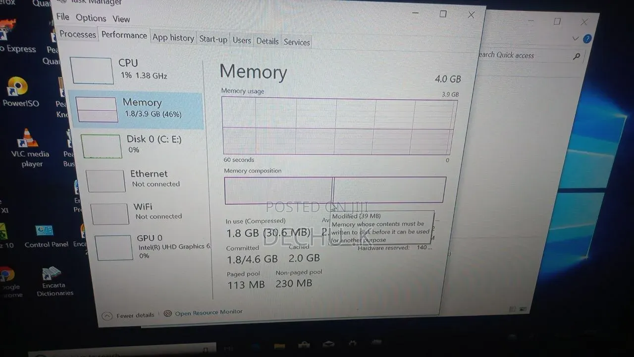 New Desktop Computer HP ProDesk 600 G4 4GB Intel Core i3 HDD 500GB