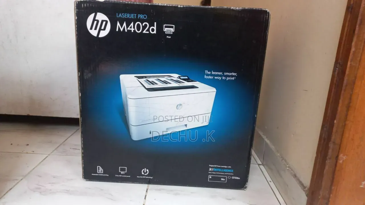 HP LaserJet Pro M402d Brand New Packed – 38ppm Duplex Laser Printer