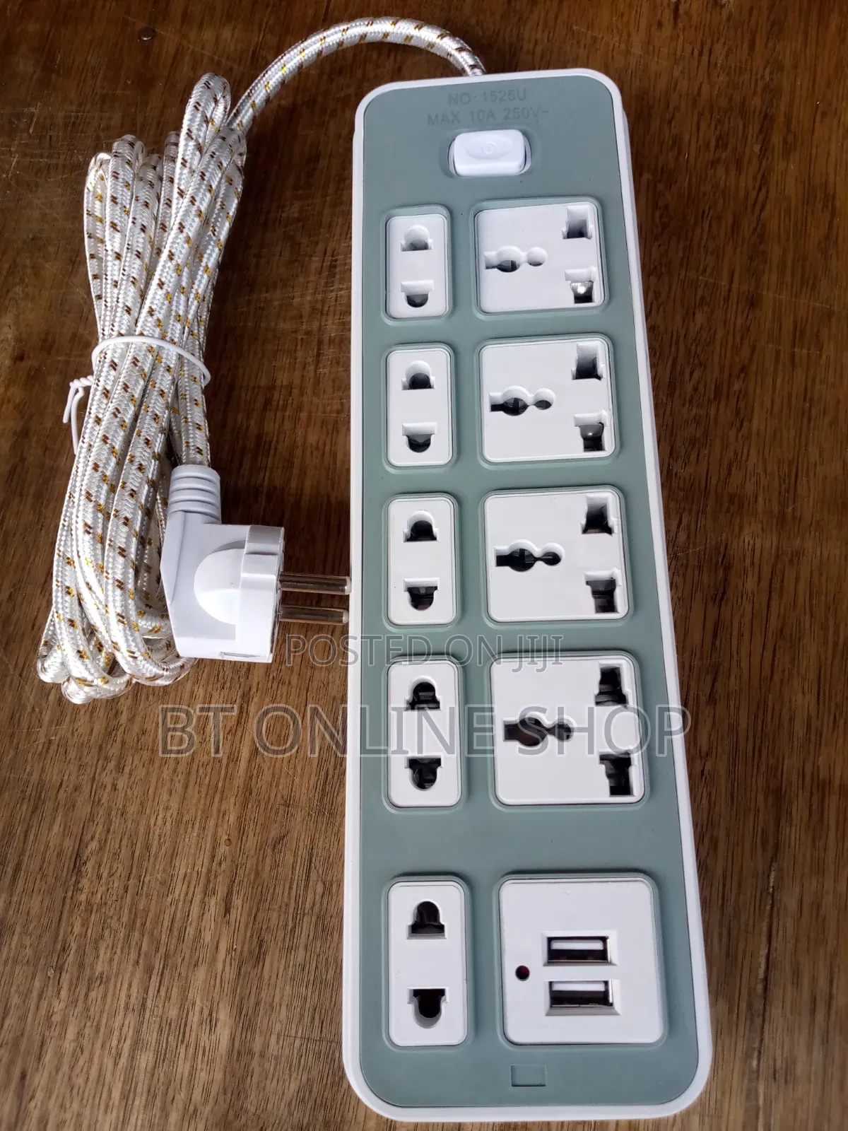 🔌 12-Socket Universal Extension Power Strip With USB