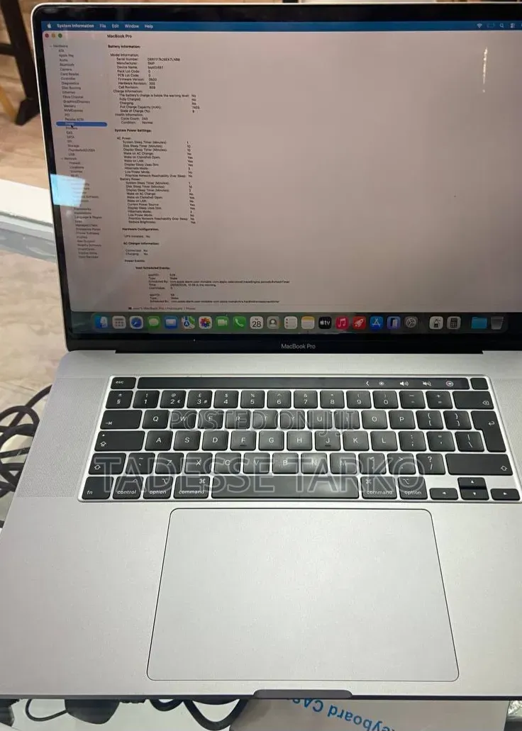 New Laptop Apple MacBook Pro 2019 16GB Intel Core i9 SSD 1T
