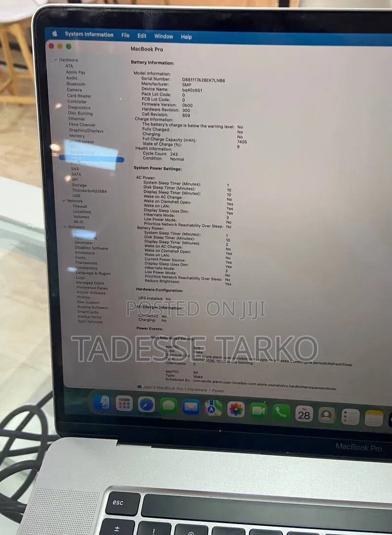 New Laptop Apple MacBook Pro 2019 16GB Intel Core i9 SSD 1T