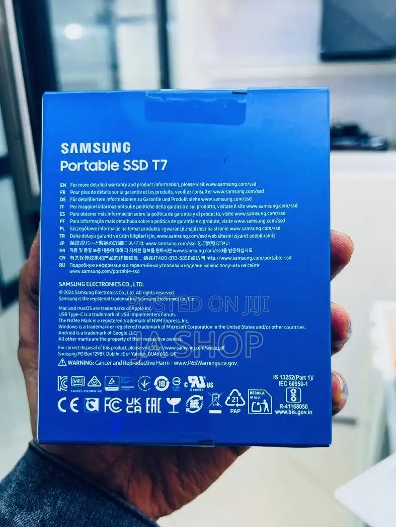 SSD 1tb Samsung T7