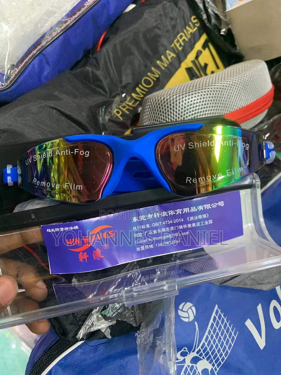 Professional Uv Shield Anti Fog Swimming Goggles
