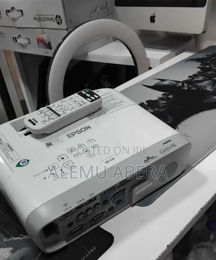 BRAND NEW  EPSON Projector 
👉Has Remote 
Model Name:  EB-x39
Hardwar