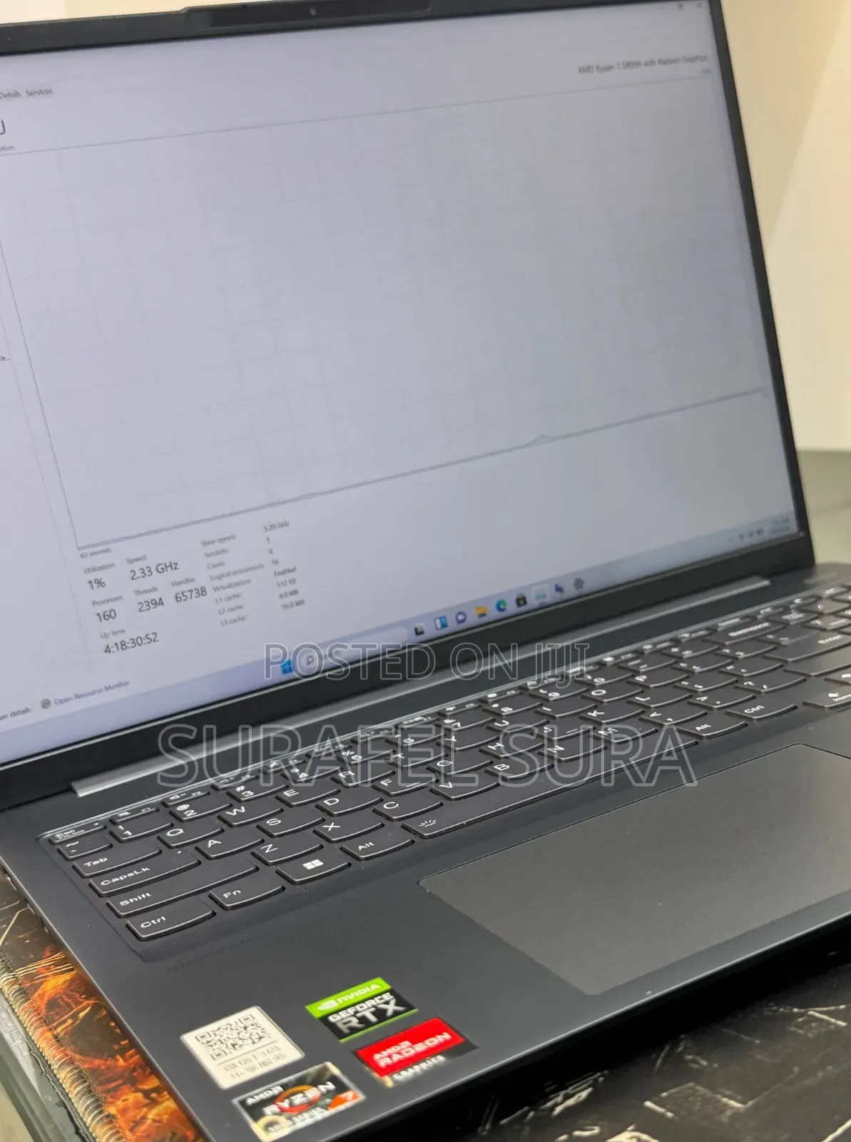 New Laptop Lenovo IdeaPad 1 16GB AMD Ryzen 7 SSD 512GB
