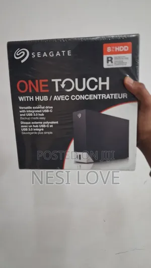 8TB Seagate One Touch External Hard Disk Storage