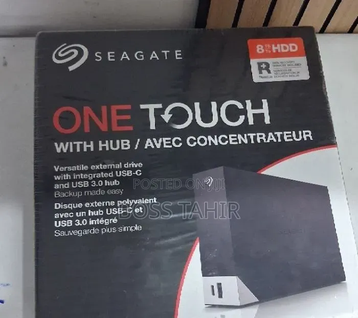 Segate One-Touch 8tr Hard Disk