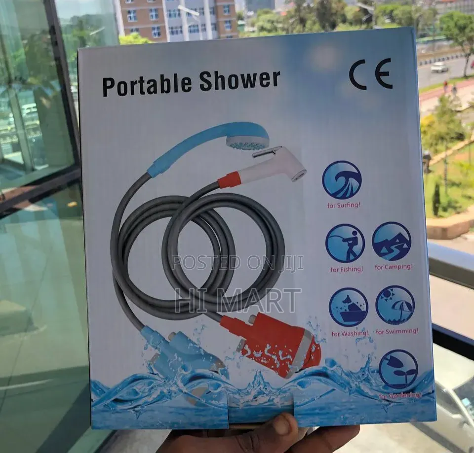 Rechargeable and Portable Shower Pump
