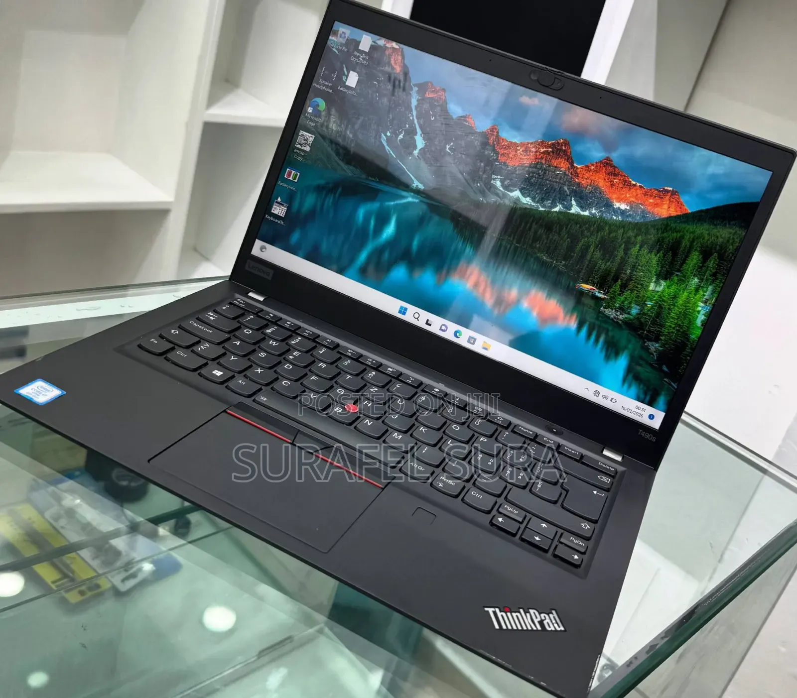 New Laptop Lenovo ThinkPad T490s 16GB Intel Core i7 SSD 512GB