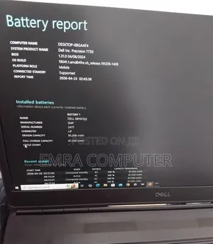 New Laptop Dell Precision 7550 32GB Intel Core i7 SSD 512GB