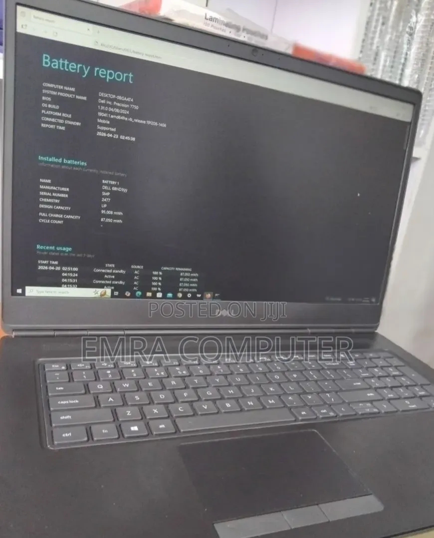 New Laptop Dell Precision 7550 32GB Intel Core i7 SSD 512GB