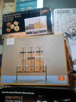 3 Piece Glass Beverage Dispenser Set