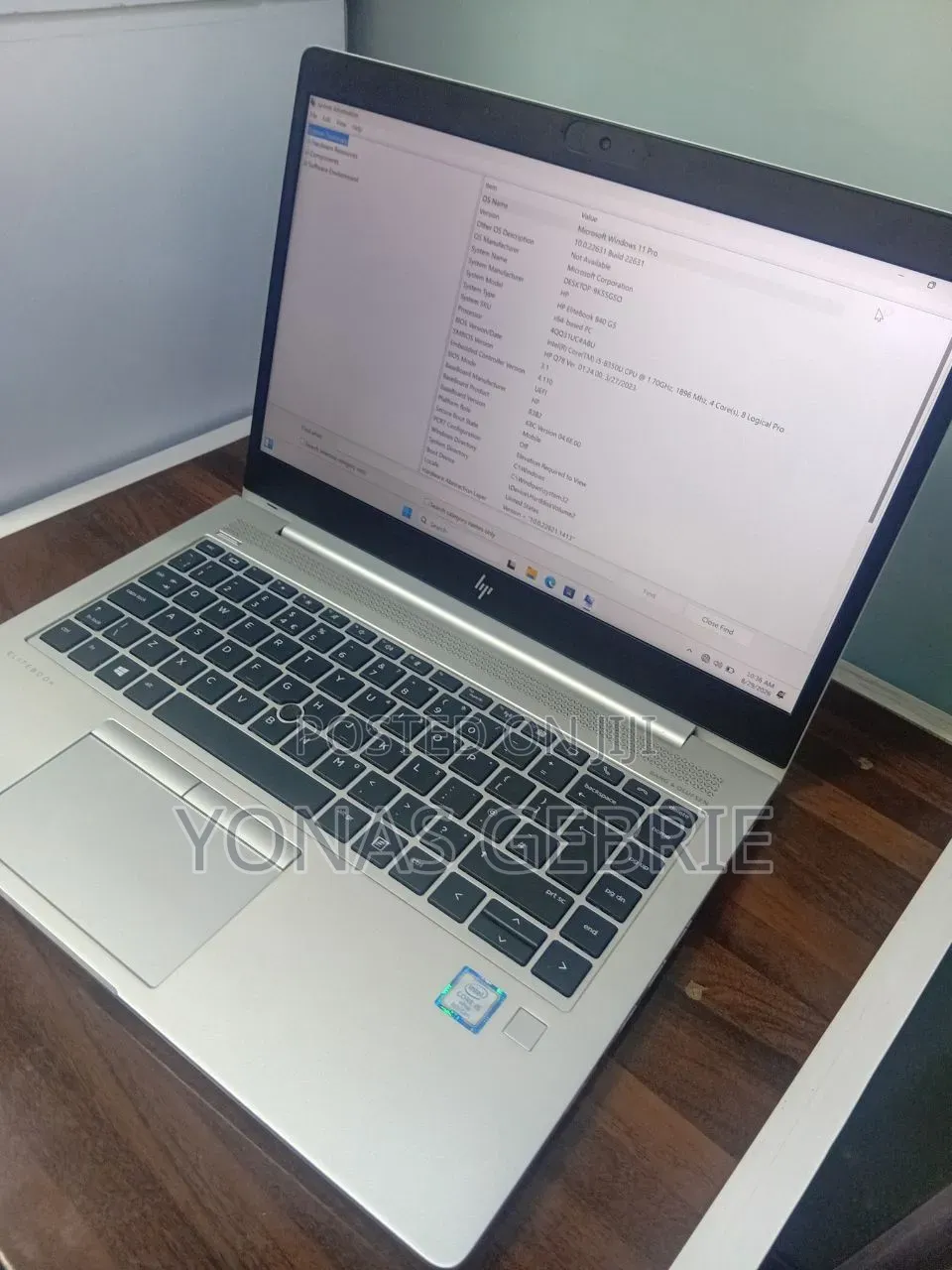 New Laptop HP EliteBook 840 8GB Intel Core i5 SSD 512GB