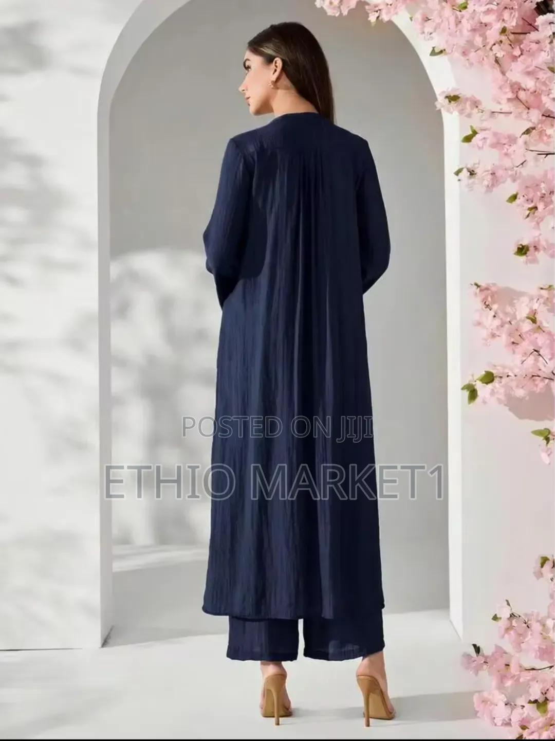Two-Piece Set Tunic & Wide-Leg Pants