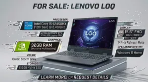 Laptop Lenovo LOQ 15AHP10 16GB Intel Core i5 SSD 512GB