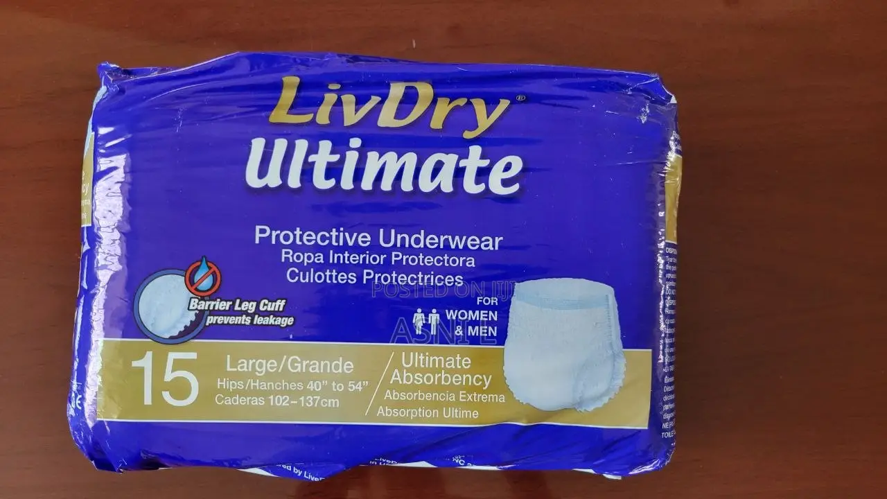 Adult Diaper [LivDry Ultimate Protective Underwear]