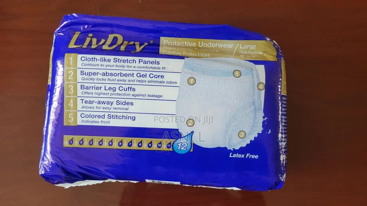 Adult Diaper [LivDry Ultimate Protective Underwear]