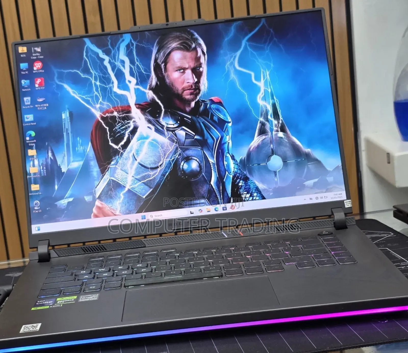 New Laptop Asus ROG Strix G15 16GB Intel Core i9 SSD 1T
