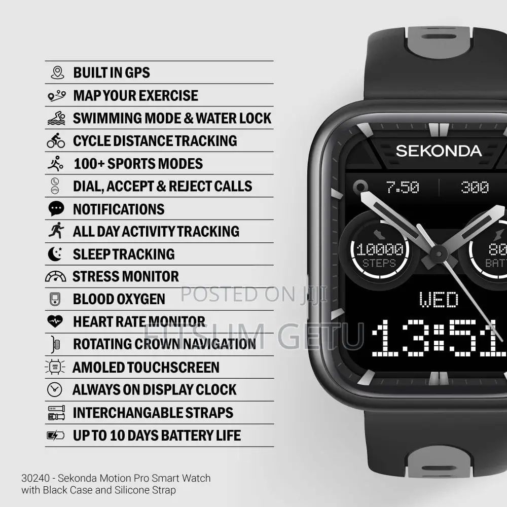 SEKONDA Motion Pro Smart Watch