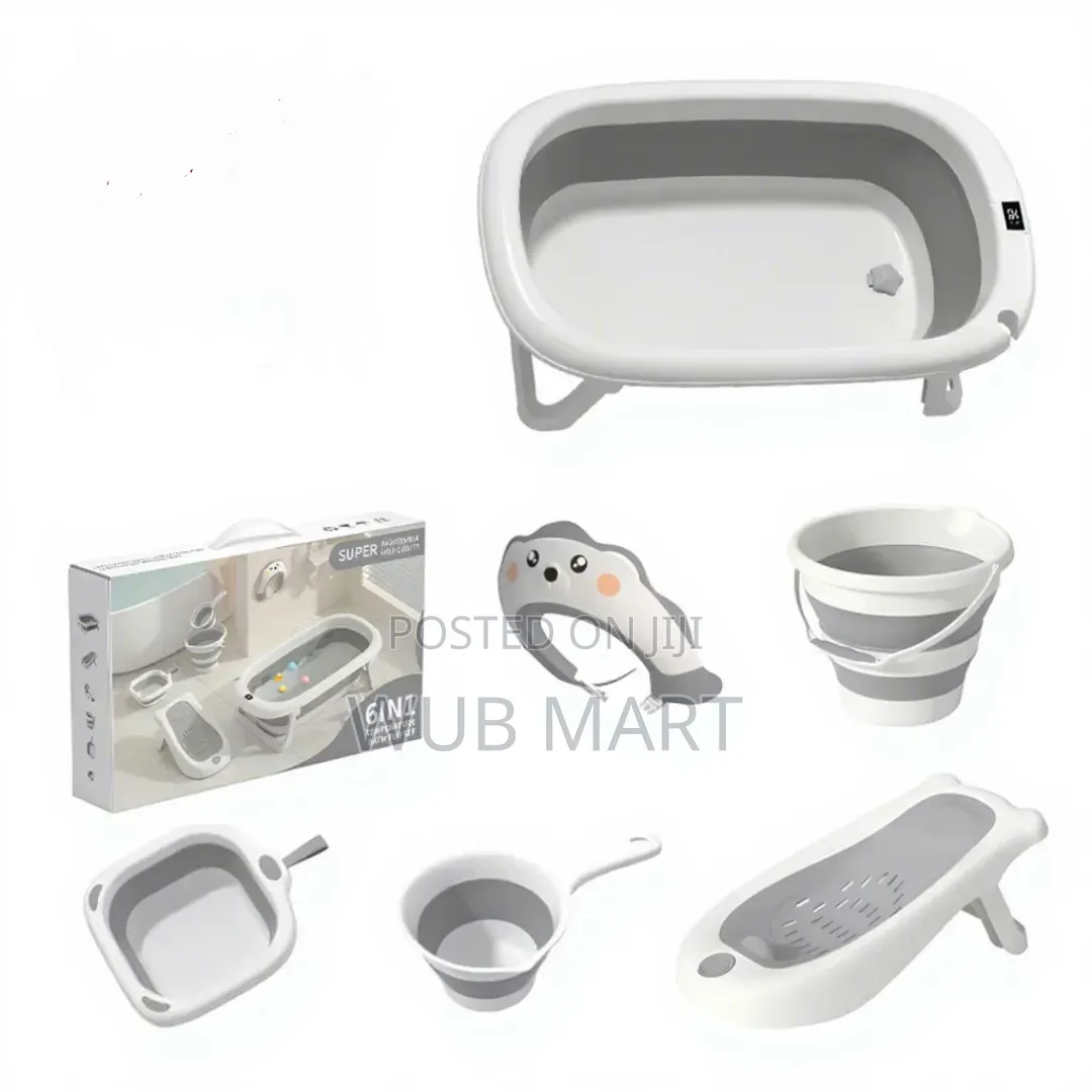 🛁✨ 6-in-1 Foldable Baby Bath Tube
🛁✨  ባለ 6 የልጆች ማጠቢያ ከልብስ መስቀያ ጋር