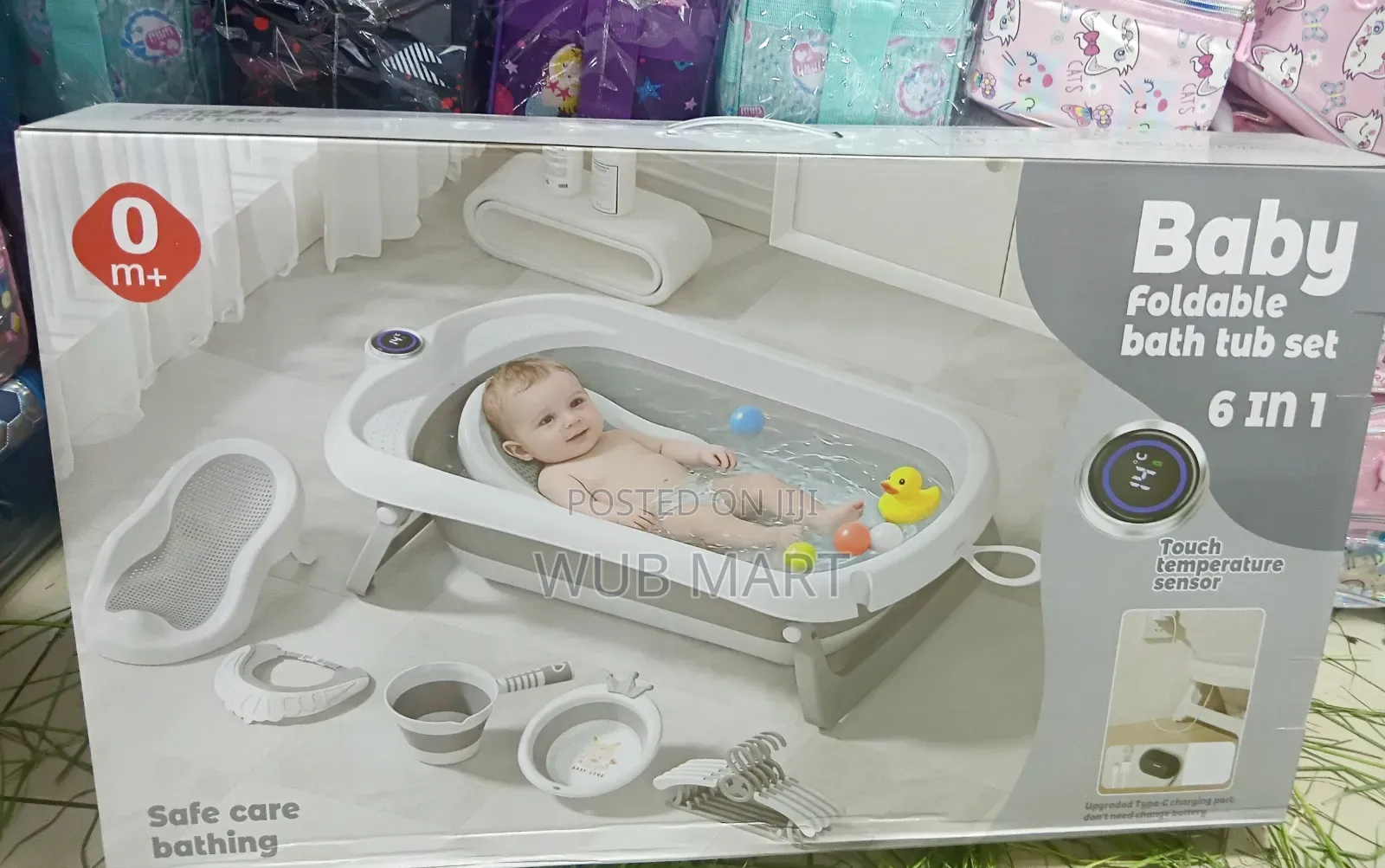 🛁✨ 6-in-1 Foldable Baby Bath Tube
🛁✨  ባለ 6 የልጆች ማጠቢያ ከልብስ መስቀያ ጋር